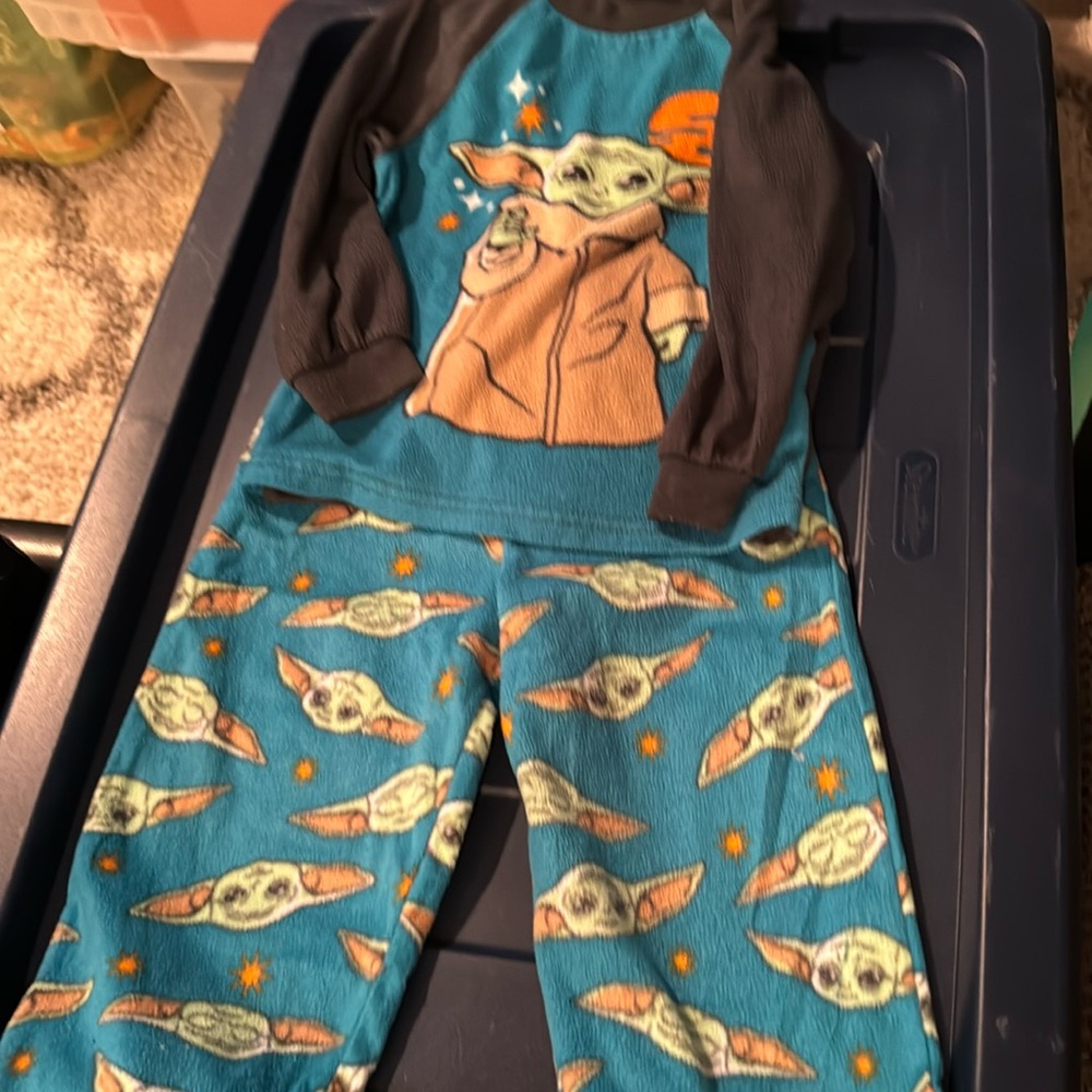 Star Wars light fleece pajamas